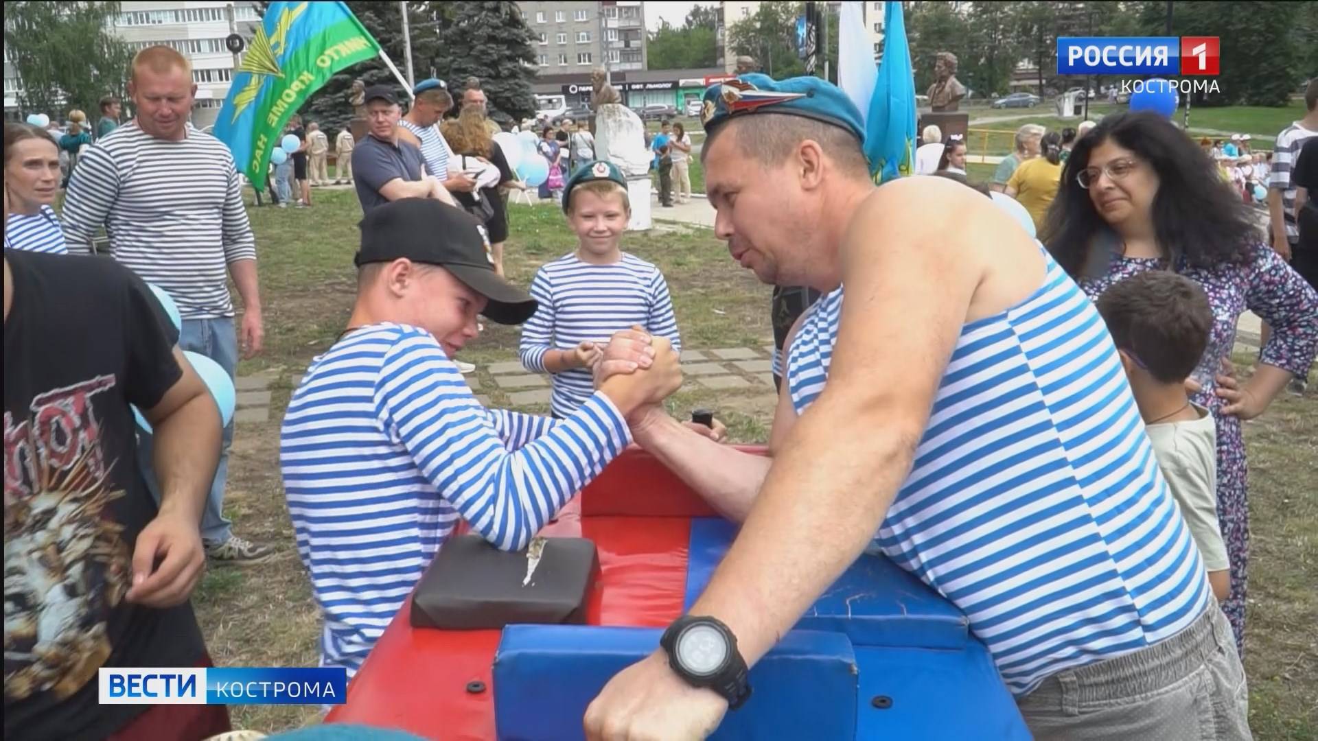 «Служу России!»: в минувшие выходные костромские десантники отметили 95-летие ВДВ