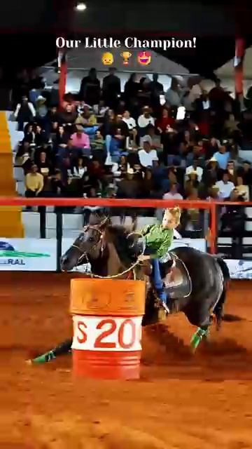 Бразильская девочка выиграла на чемпионате наездников