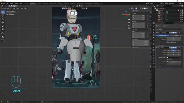 07 Modeling the arms base