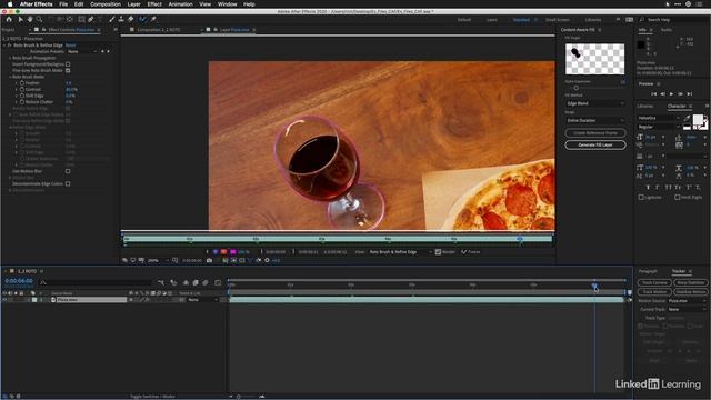 07 - Using the Roto Brush tool to make a selection