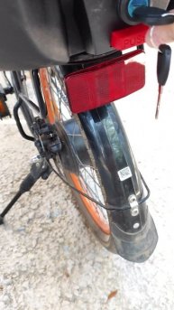 Кофр мотоциклетный багажный задний, JDR 628, объем 28 литров.