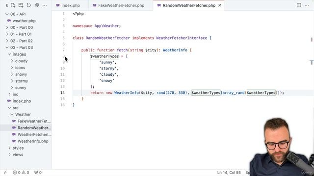 26-04. Testing the design with random data