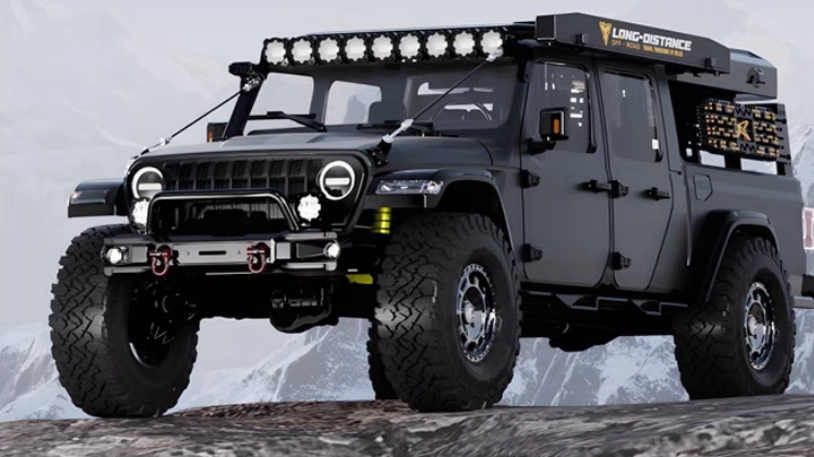 rlaarlo 1/7 jk07 pro jeep Rubicon gladiator