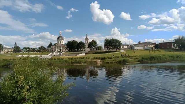 Коломна. Набережная реки Коломенка. Июнь 2022 года.mp4