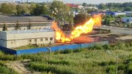 В Кургане загорелась газораспределительная подстанция