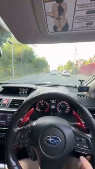 Как ПШикает Subaru Levorg с гибридным Blow-off на ходу