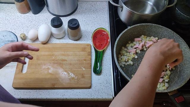 Яичница из 3-х видов яиц, как приготовить гусиное яйцо