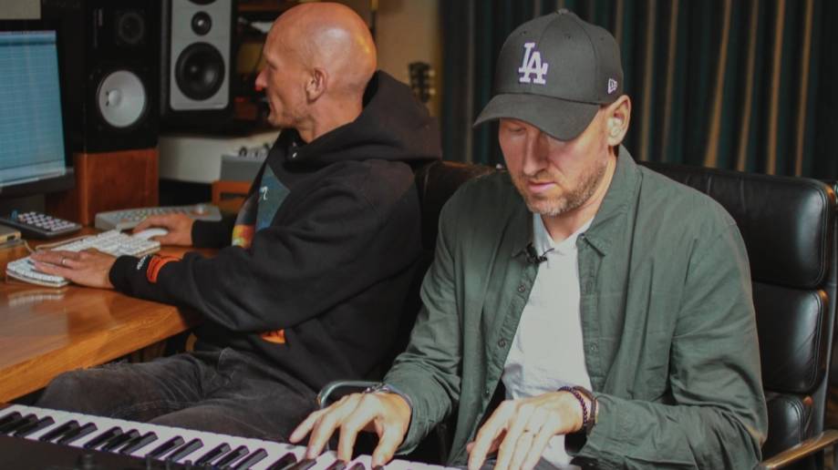 02. Guitar, Intro Vocal Sample, Lead Vocal Chain, Effects, Vocoder Processing and Delay Tracks