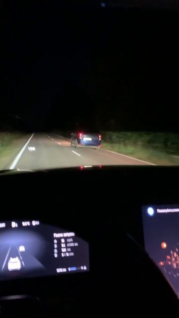 Ночной обгон на Chery Tiggo 9 #свет #обгон #automobile #cherytiggo9 #lights