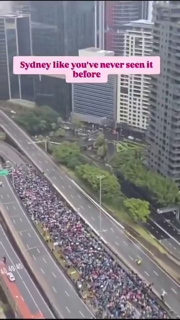 В австралийском Сиднее прошла одна из самых масштабных демонстраций в поддержку сектора Газа