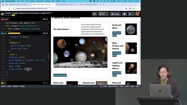 18. Упражнение: макет для десктопа
