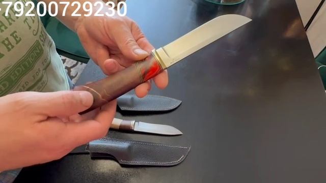 Обзор ножей от клиента с клинками от Горшкова Андрея из стали BOHLER K-340