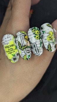 нежный, летний дизайн ногтей 🦋 #nailsdesighn #nsilart #stamping #enigmastamping #swankystamping