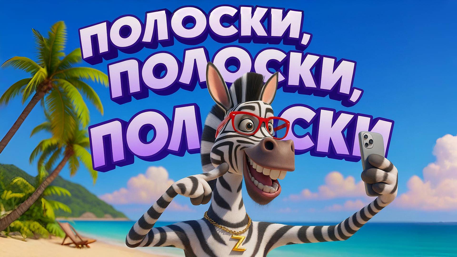 ПОЛОСКИ ПОЛОСКИ. Зебра танцует! Детская песенка-хит 2025