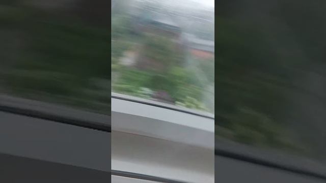 Смотрим как льётся ливень