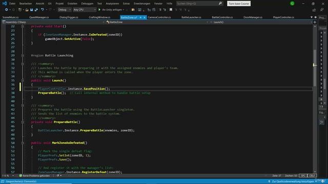 69 - saving player position before battle