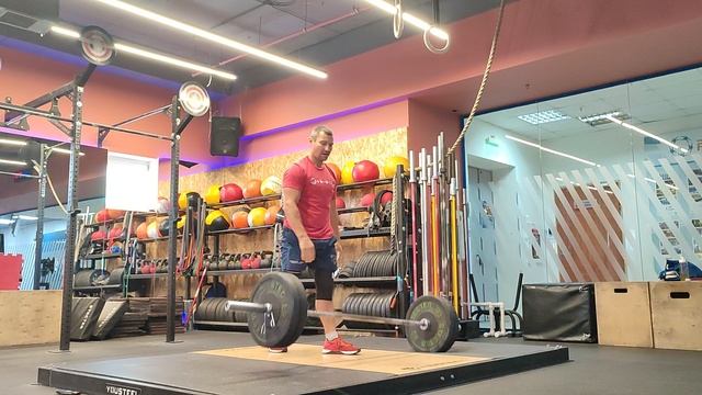 Рывок, Толчок, Трастер - AMRAP 3'