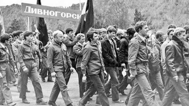 Студенческие отряды в Дивногорске.