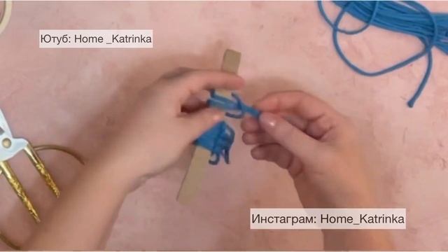 Дед мороз в технике макраме