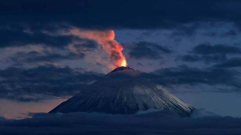 Дамба разрушена в районе Ключевского вулкана на Камчатке