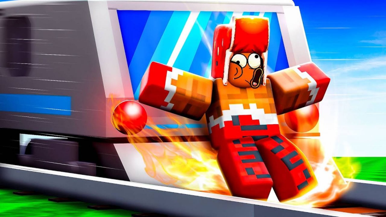 ТОЛЬКО 1 СУПЕРЧЕЛОВЕК ОСТАНОВИЛ ЭТОТ ПОЕЗД! СКОРОСТЬ 9999 КМ/Ч В РОБЛОКС!