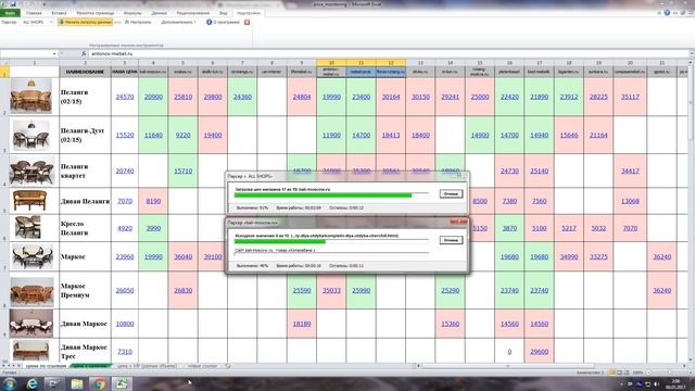 Мониторинг цен конкурентов
