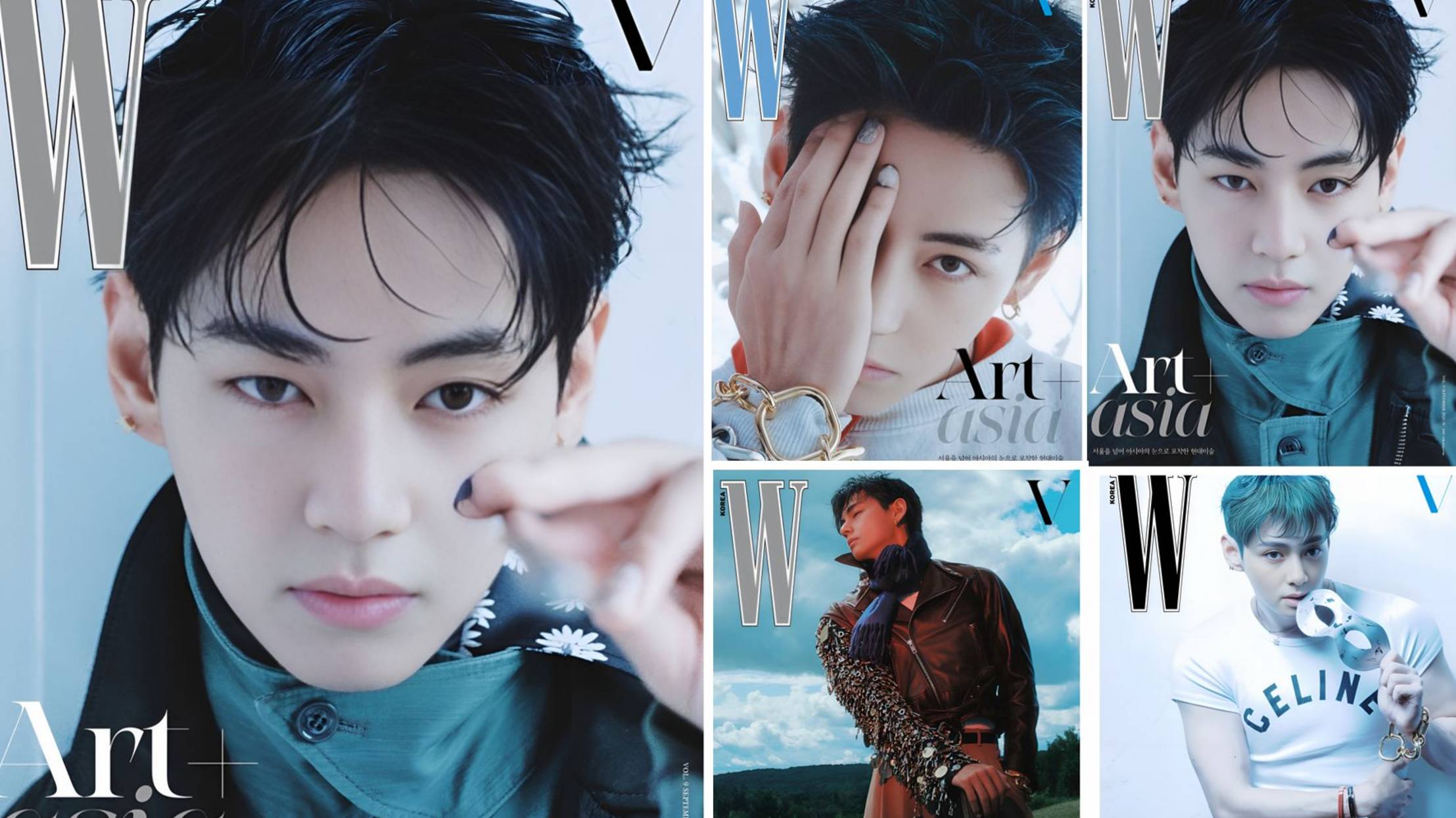 Ким Тэхён украсил обложку 2-х журналов