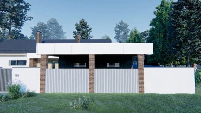 Одноэтажный дом в селе Тюнёво