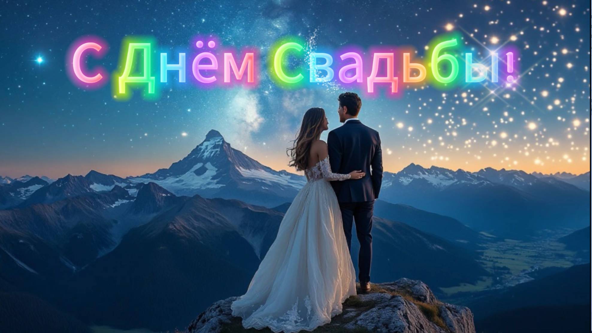 С Днём Свадьбы!