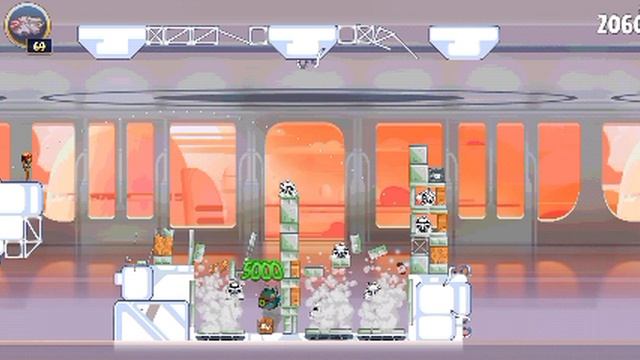 Прохождение Игры Angry Birds Star Wars #10 - Boba Fett Mission Бонусная Уровень