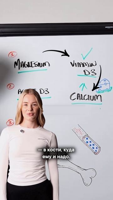 Как магний, витамин D3, витамин K2 и кальций работают вместе для здоровья костей и сердца.