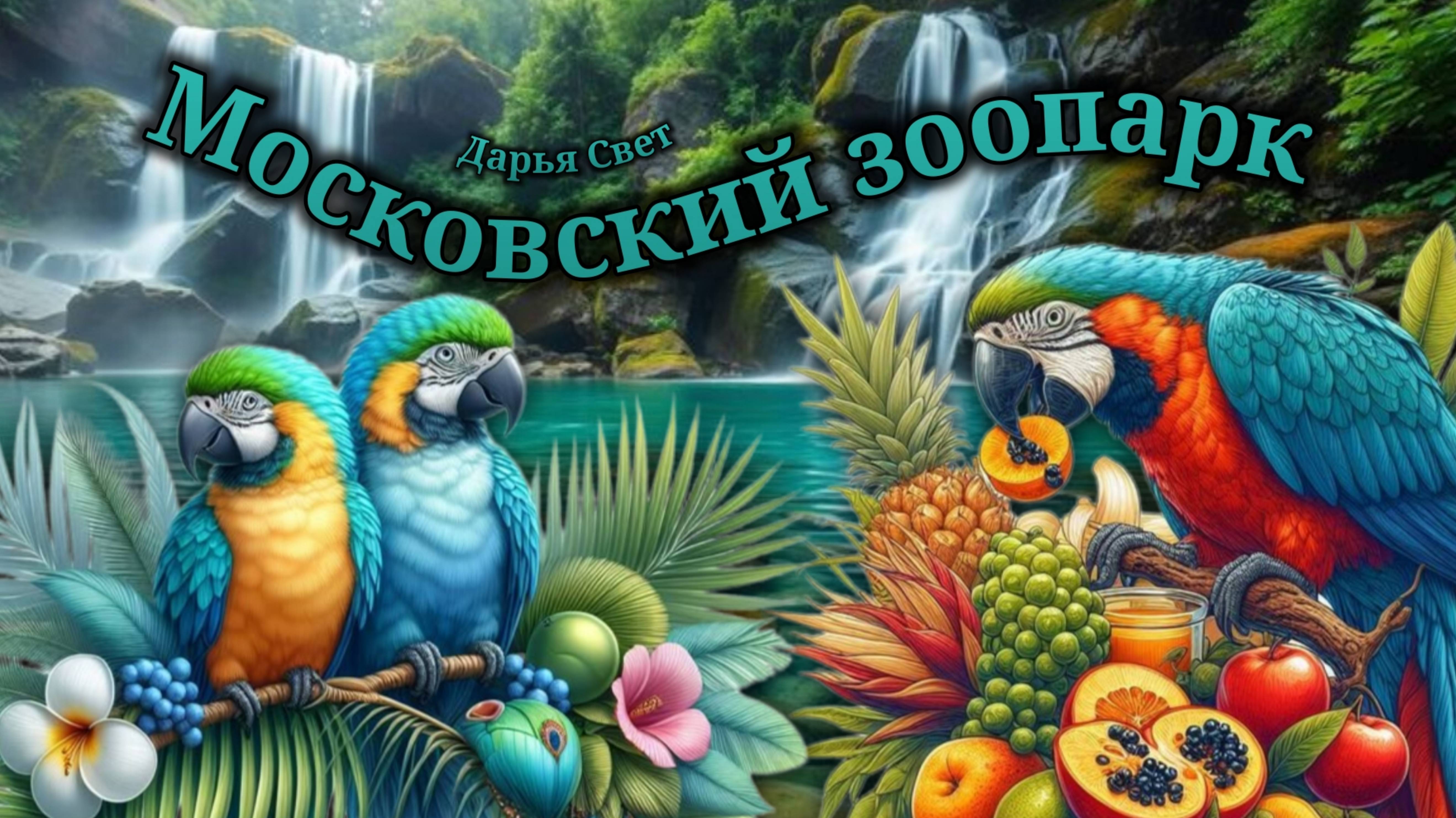 Попугаи. Молуккский какаду. Когда ты не от мира сего. Московский зоопарк. Лето 2025