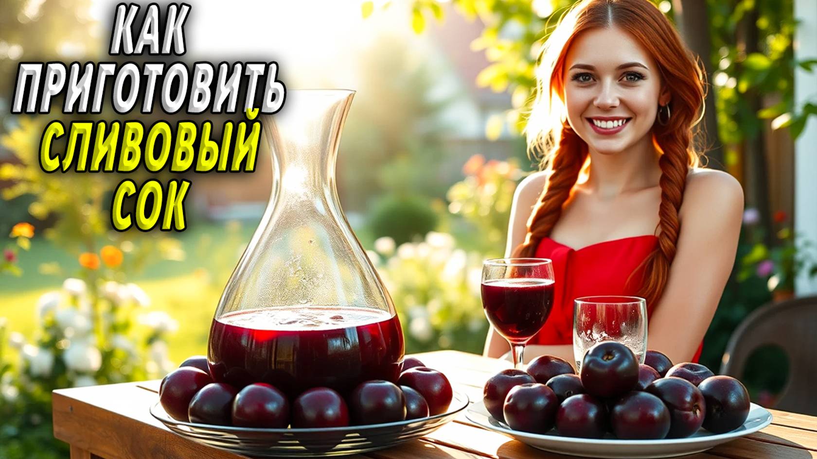 Как приготовить сливовый сок