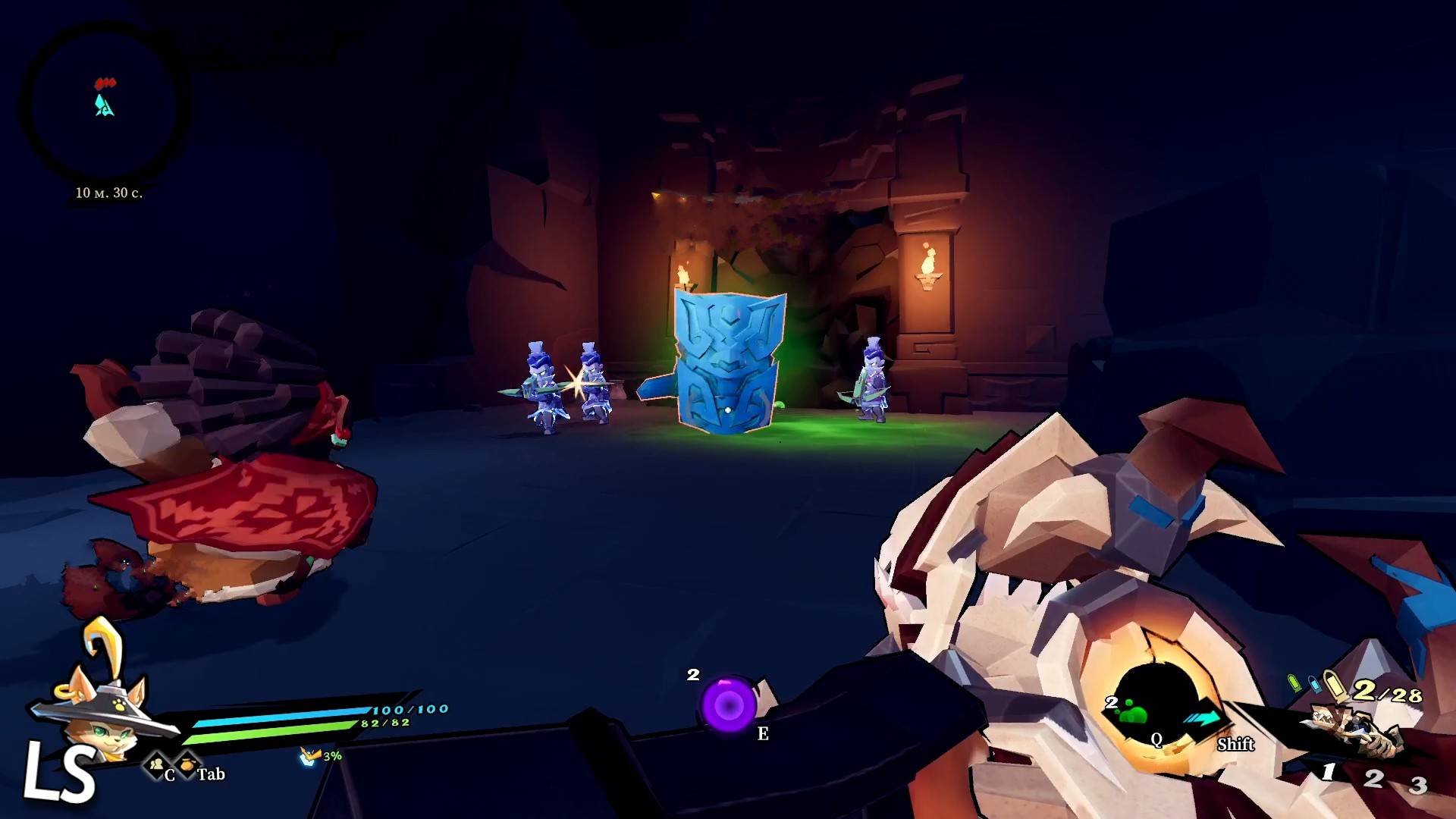 Я ДУМАЛ, НЕ ВЫЖИВУ В СКЛЕПЕ ЛУНЛИНА, УГАР! В Gunfire Reborn