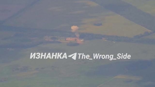 Результативный удар дроном "Герань-2" по месту хранения и запуска дальних всушных БпЛА в районе села