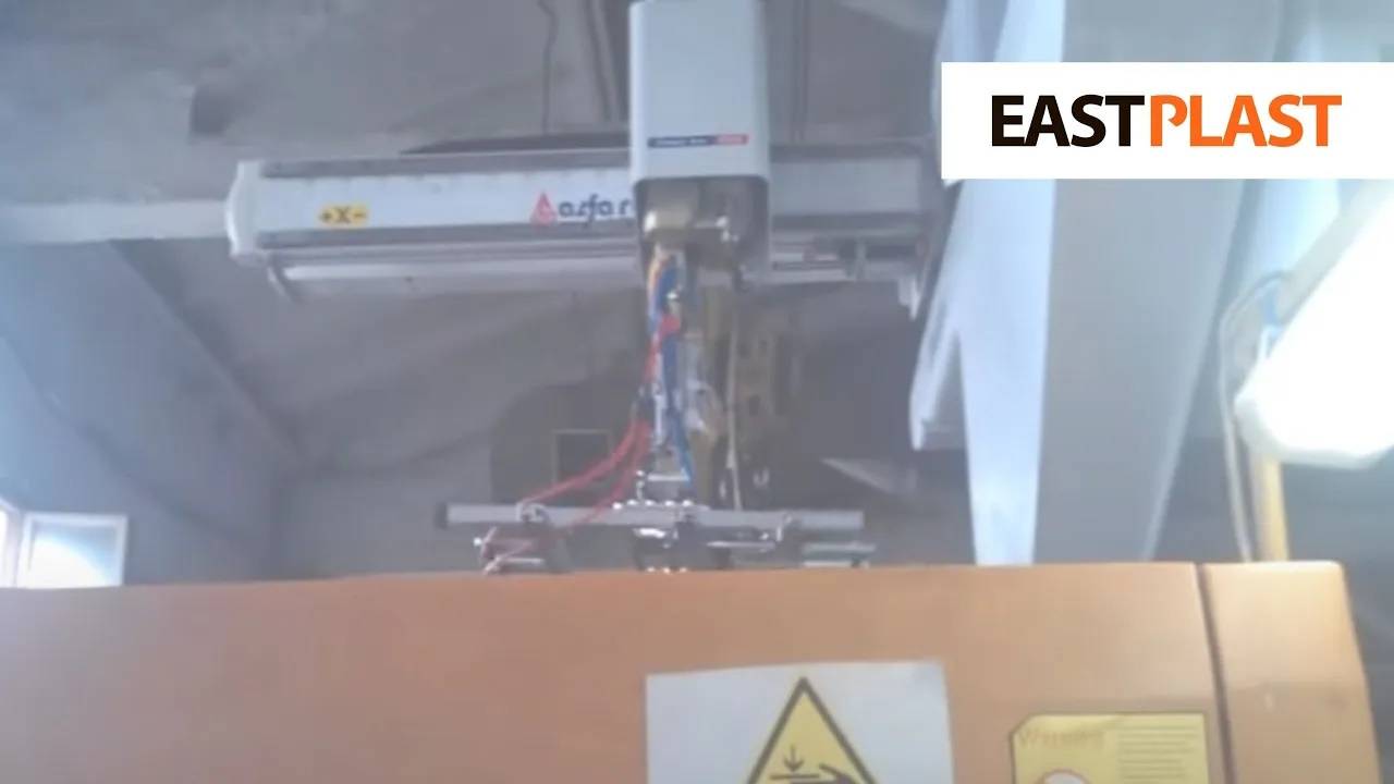 Промышленный робот манипулятор Bomarc 900WS для извлечения изделий и литников из пресс форм