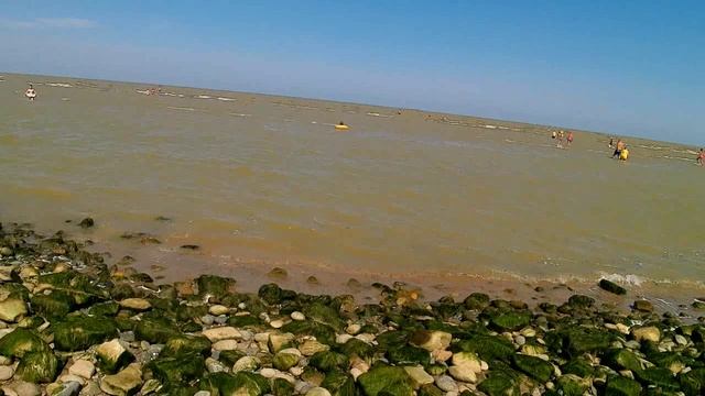 Залив мелеет, пляж Виста.