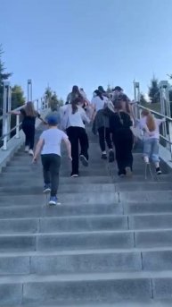 Посчитали лесницы....