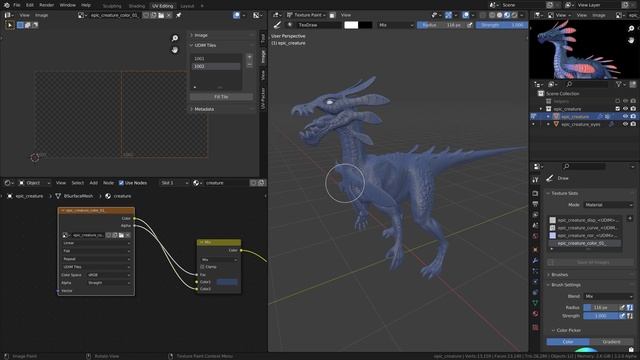 10.11 рабочий процесс рисования текстур