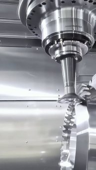 5-ти осевая обработка алюминиевой шестерни