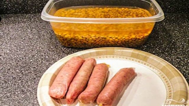 Итальянский суп с чечевицей