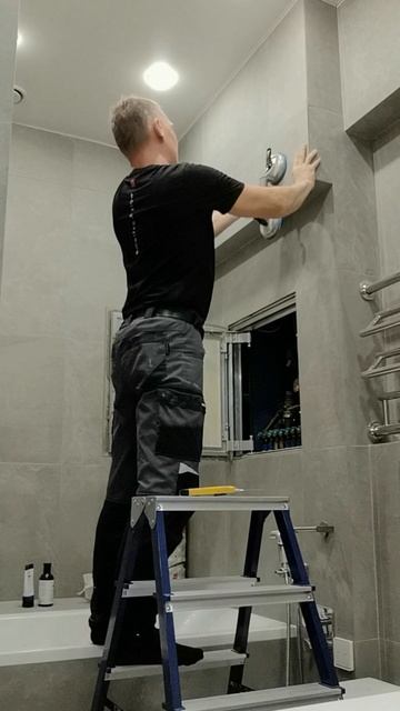 как добраться до трубы#tile#плиточник#shorts