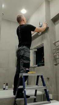 как добраться до трубы#tile#плиточник#shorts