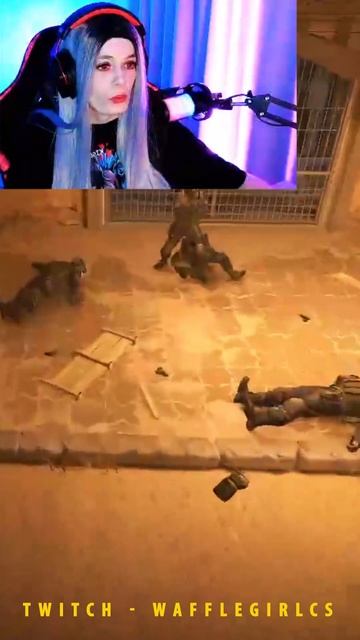 Опять Зомби Ферма)) #cs2 #girl #cute #streamer #counterstrike2 #wafflegirlcs