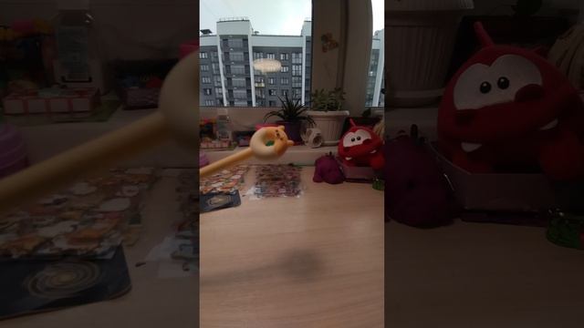 распаковка наклеек и обзор на ручки