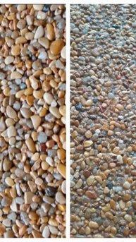 Подготовка к запечатке каменного ковра эпоксидным герметиком