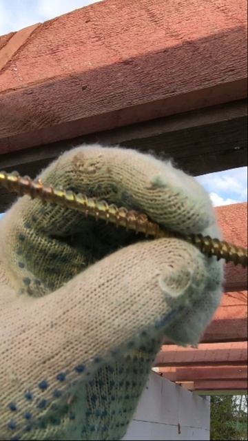 🔥Собираю каркас крыши с монтажным газовым пистолетом Hybest