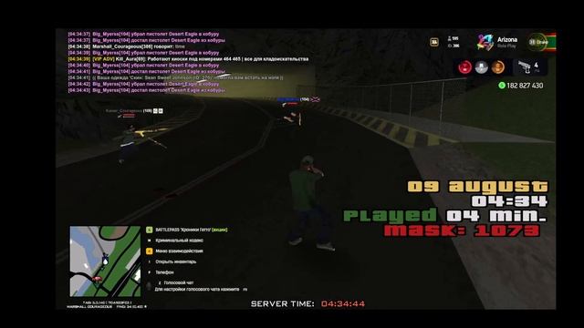 ПД на аризоне