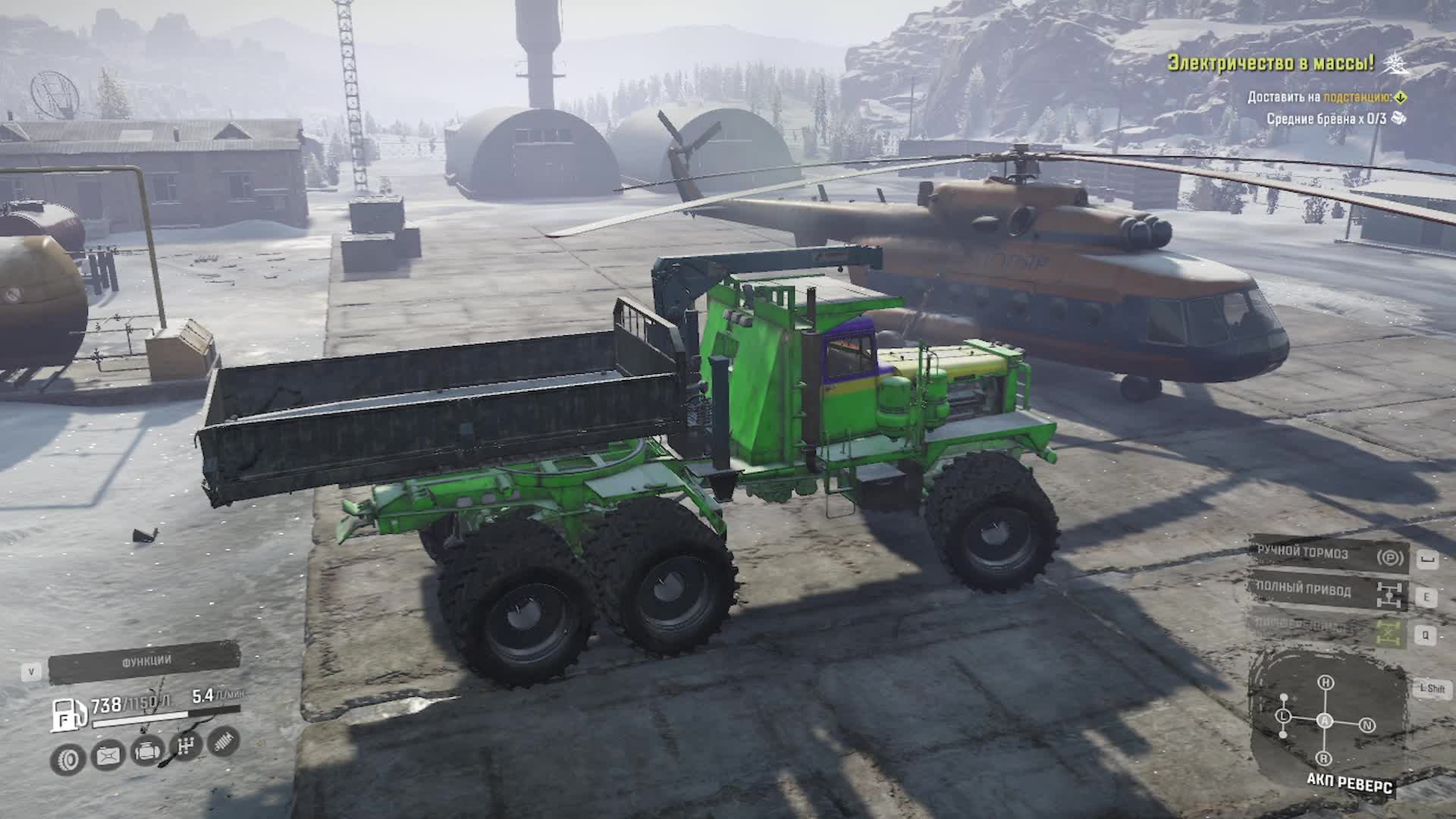 SnowRunner Сноу Раннер прохождение Ковдозеро Имандра Россия Тяжёлые грузовые автомобили