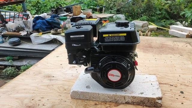 обкатка двигателя от затирочной машинки REDVERG RD-PT800G 6,5л_с